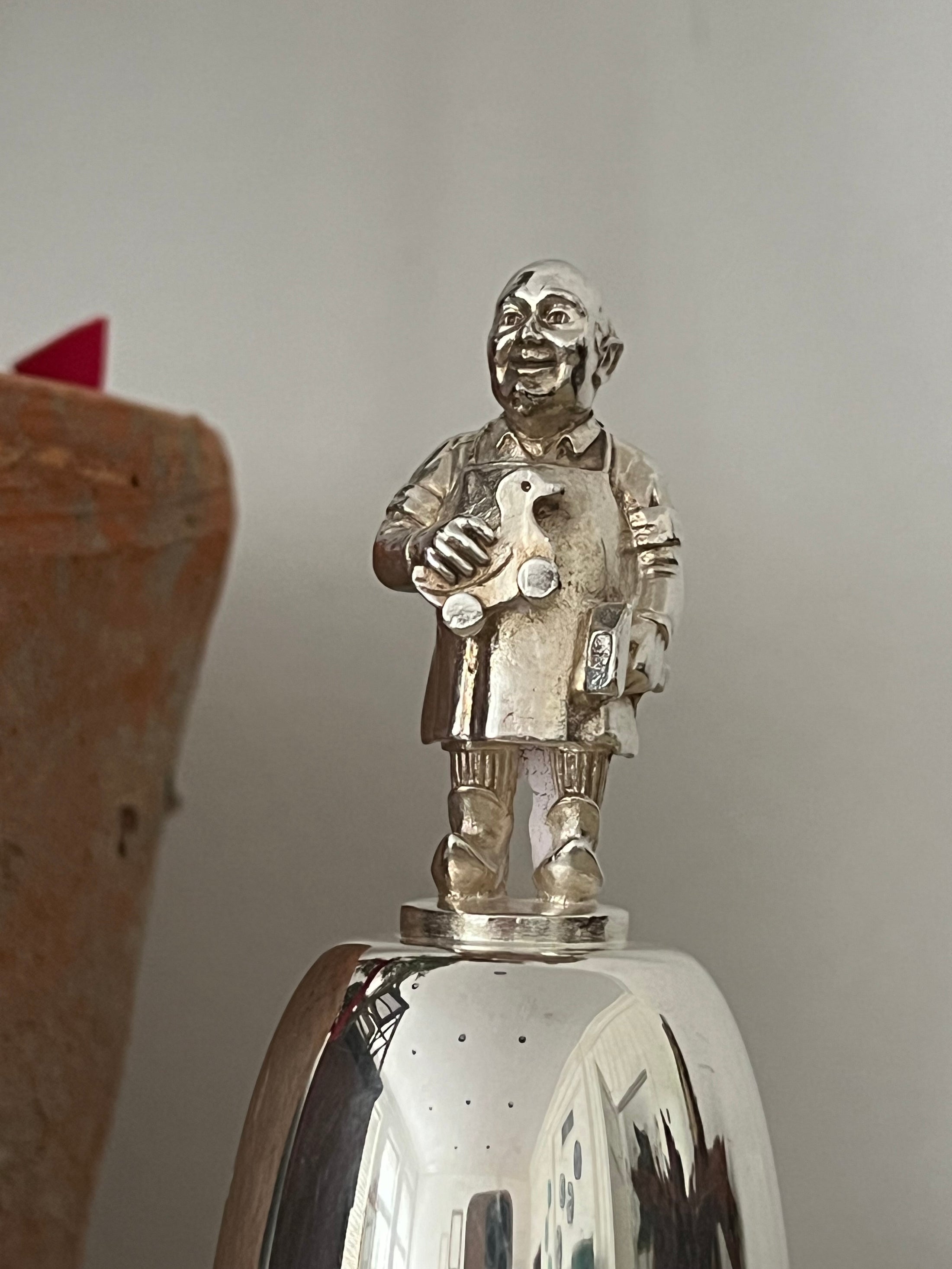 Gorham Silver Plate Christmas Bell | 1986 Toy Maker