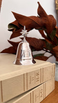 Load image into Gallery viewer, Silver Bell Music Box Bell with Topper | by Kirk Stieff
