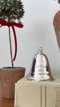 Load image into Gallery viewer, Silver Bell Music Box Bell Ornament | by Kirk Stieff
