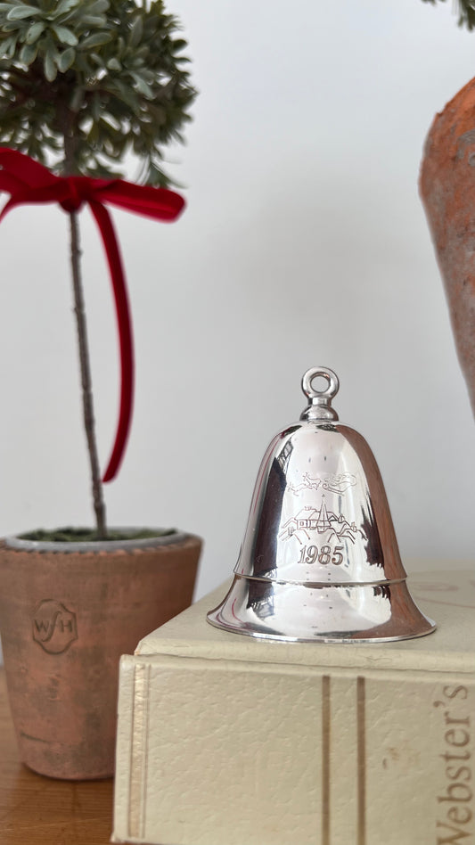 Silver Bell Music Box Bell Ornament | by Kirk Stieff