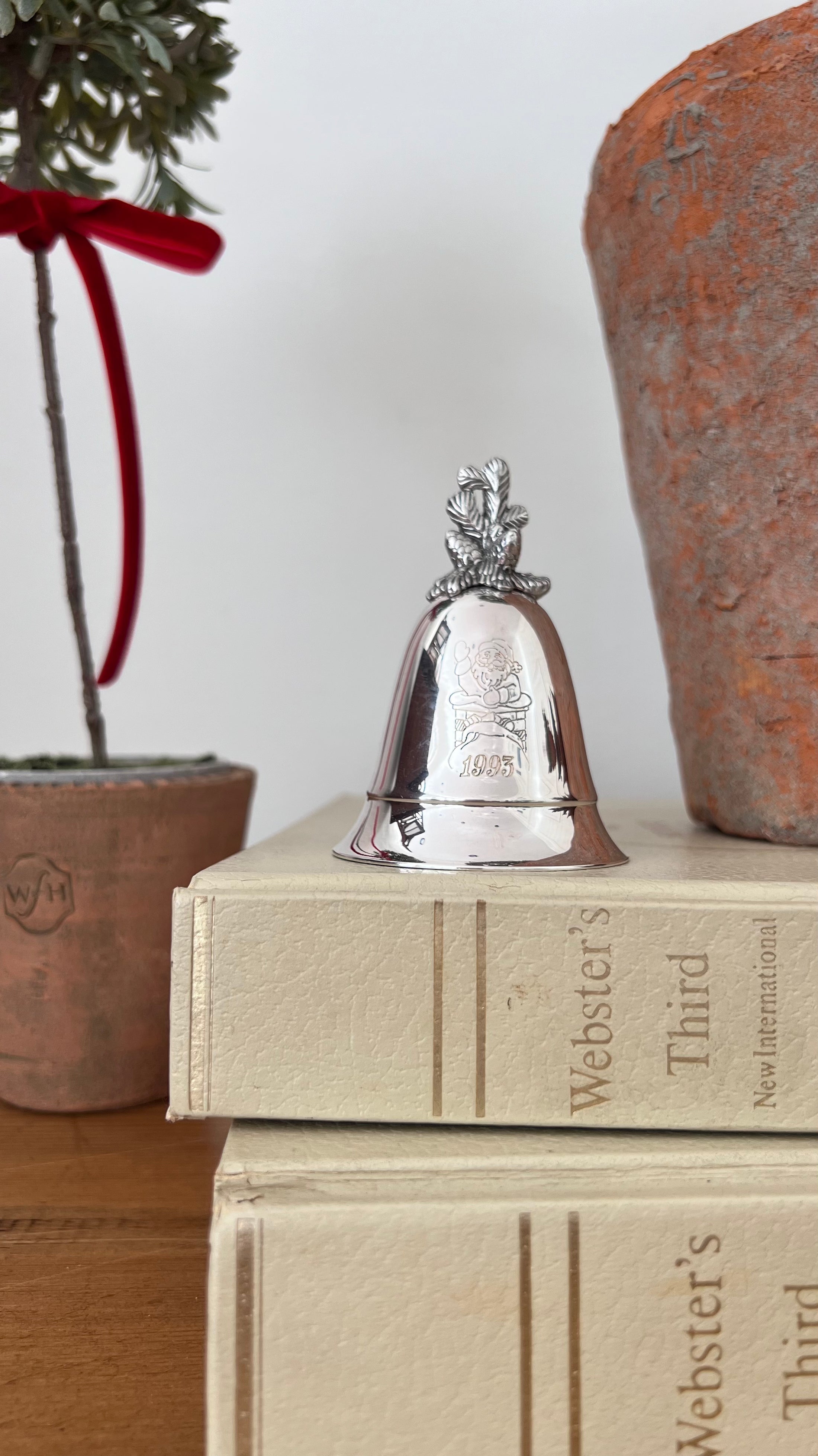 Silver Bell Music Box Bell with Topper | by Kirk Stieff