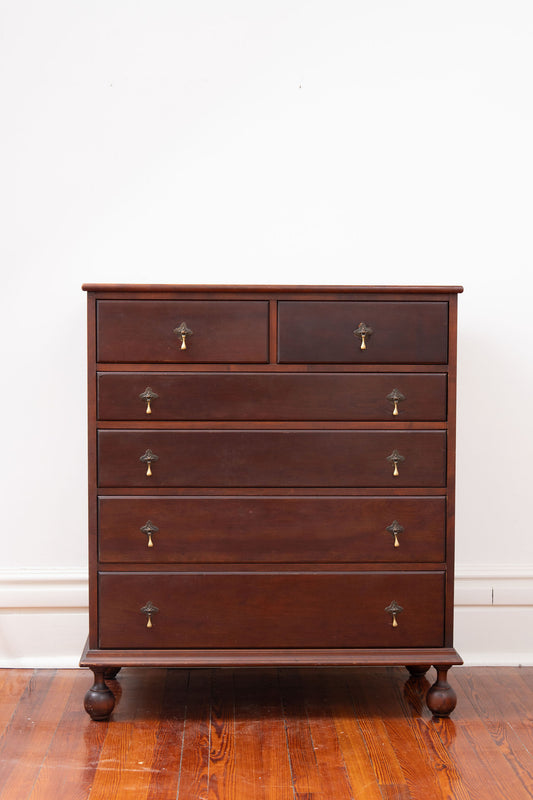 Vintage Cherry 2 Over 4 Dresser / Chest